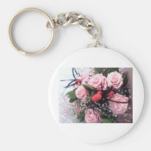 Bouquet of flowers key chain