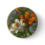 Bouquet of Lilies Pinback Buttons