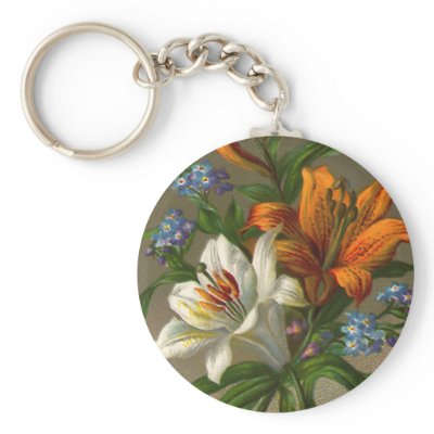 Bouquet of Lilies Keychain by Tchotchke