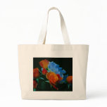 Bouquet of roses and meaning canvas bag