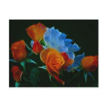 Bouquet of roses and meaning post cards