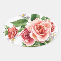 Bouquet of roses stickers
