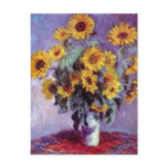 Bouquet of Sunflowers by Claude Monet Post Cards