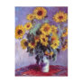 Bouquet of Sunflowers by Claude Monet Post Cards