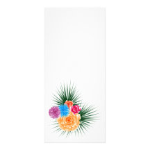 bouquet personalized rack card