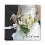bouquet watercolor, Save the date magnets