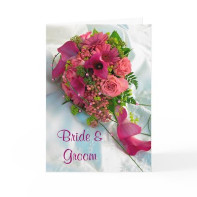Bouquet Wedding Invitation Card by funny_tshirt