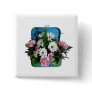 Bouquet With Daisies and Carnations Pinback Buttons