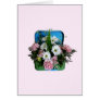 Bouquet With Daisies and Carnations Card