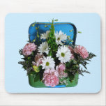Bouquet With Daisies and Carnations Mousepads