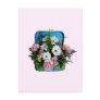 Bouquet With Daisies and Carnations Postcard