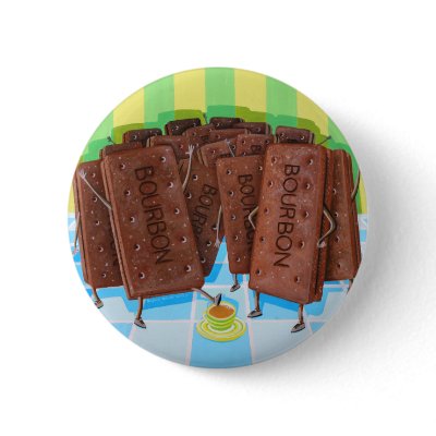 Bourbon Cream Tea Button by sophiegreendesign