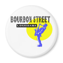 Bourbon Street Refrigerator Magnets