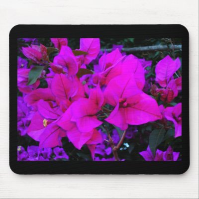 bourgenvilla mousepad by roseroserose