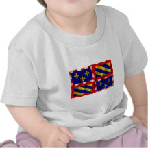 Bourgogne waving flag tee shirt