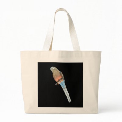 Bourke's Parrot - Neophema bourkii Tote Bags by LisasLair