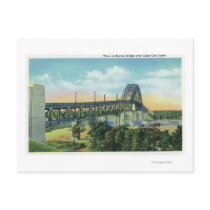 Bourne Bridge over Cape Cod Canal View Postcards