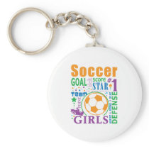 Bourne Soccer Keychains