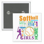 Bourne Softball Button