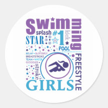 Bourne Swimming Stickers