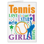 Bourne Tennis Greeting Cards