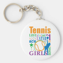 Bourne Tennis Key Chain