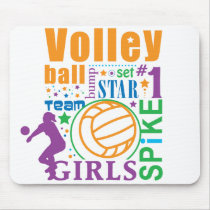 Bourne Volleyball Mouse Pad