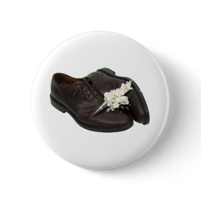 BoutanniereShoes081309 Pinback Button by ShroudedLake