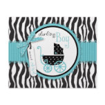 Boutique Chic Boy Advice Card B Custom Flyer