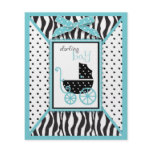 Boutique Chic Boy Advice Card Personalized Flyer