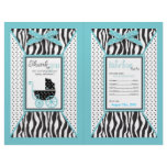 Boutique Chic Boy Party Favour Wraps Full Colour Flyer