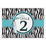 Boutique Chic Boy Table Number Card 2