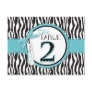 Boutique Chic Boy Table Number Postcard 2