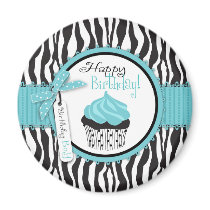 Boutique Chic Cupcake Boy Magnet B