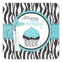 Boutique Chic Cupcake Boy Sticker 2B
