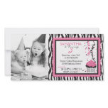 Boutique Chic Cupcake  Invitation Photo Card photo cards