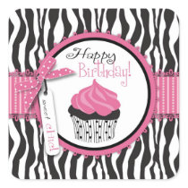 Boutique Chic Cupcakes Sticker 2B