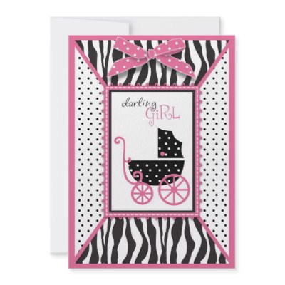 Boutique Chic Invitation Card by LullabyeDreams