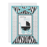 Boutique Chic Invitation Card Boy