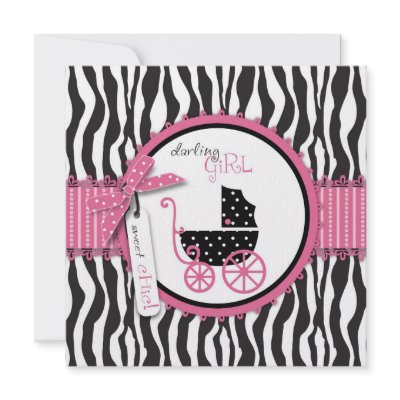 Boutique Chic Invitation Square by LullabyeDreams