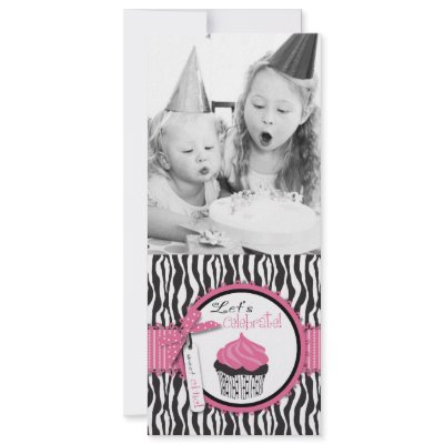 Boutique Chic Invitation Tall Card by LetsCelebrateDesigns