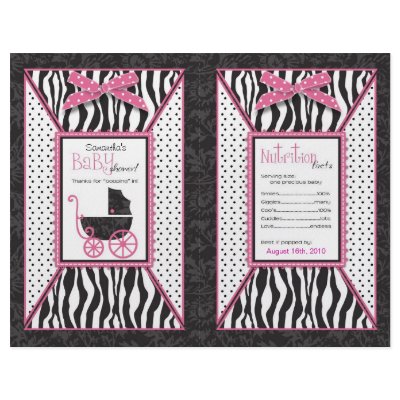 Boutique Chic Popcorn Wrapper Personalized Flyer by LullabyeDreams