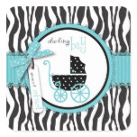 Boutique Chic Square Sticker Boy