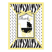 Boutique Chic TY Postcard Yellow