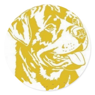 boutique rottweiler adhésifs by dogsandcatsboutique