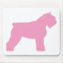 Bouvier des Flandres Dog (in pink) Mouse Pad