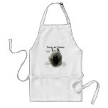 Bouvier des Flandres History Design aprons