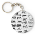 Bovine Chart keychains