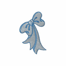 Bow - Accent Embroidered Polo Shirt