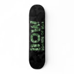 BOW Boards Of War Black and Green Camo Logo Deck skateboards